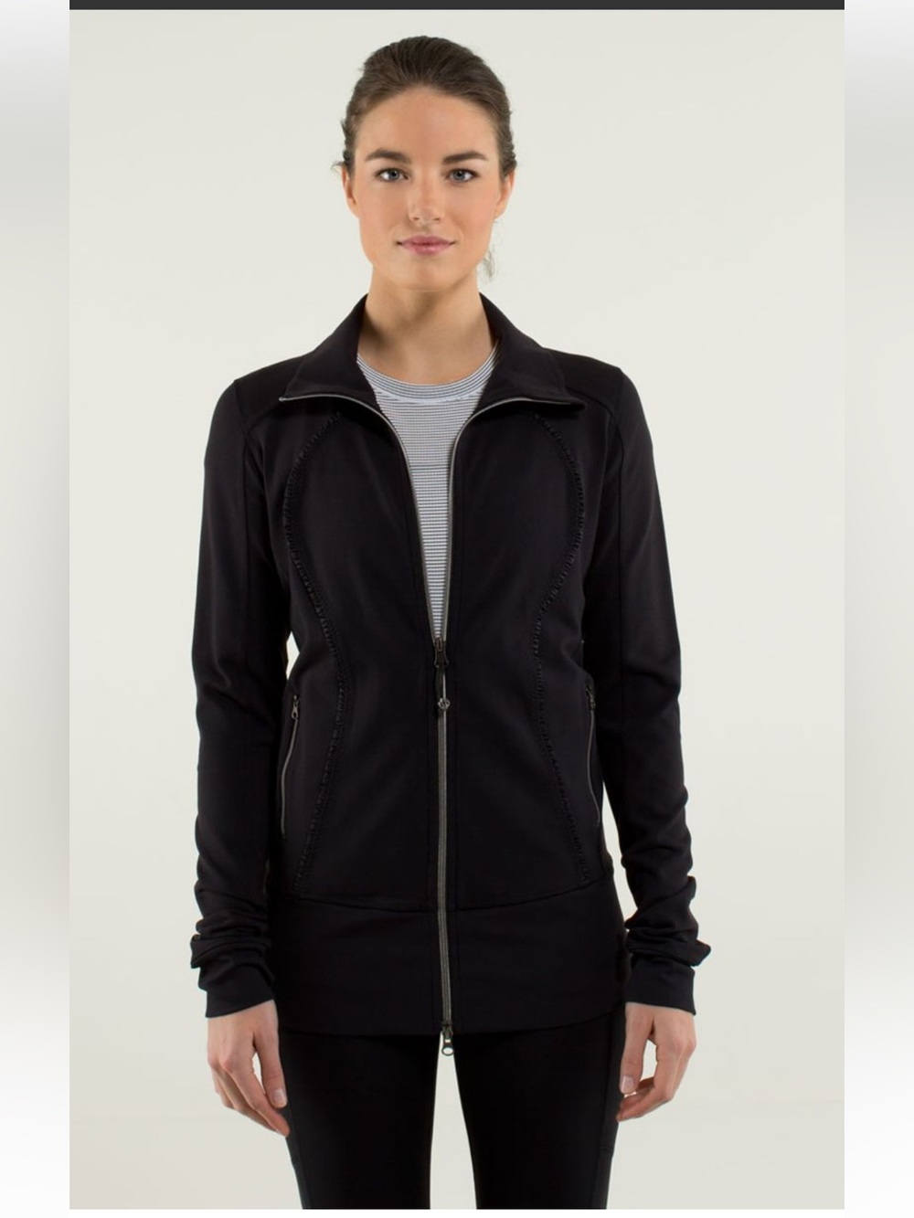 Lululemon Nice Asana Jacket Ruffle size 6. - Picture 2 of 11